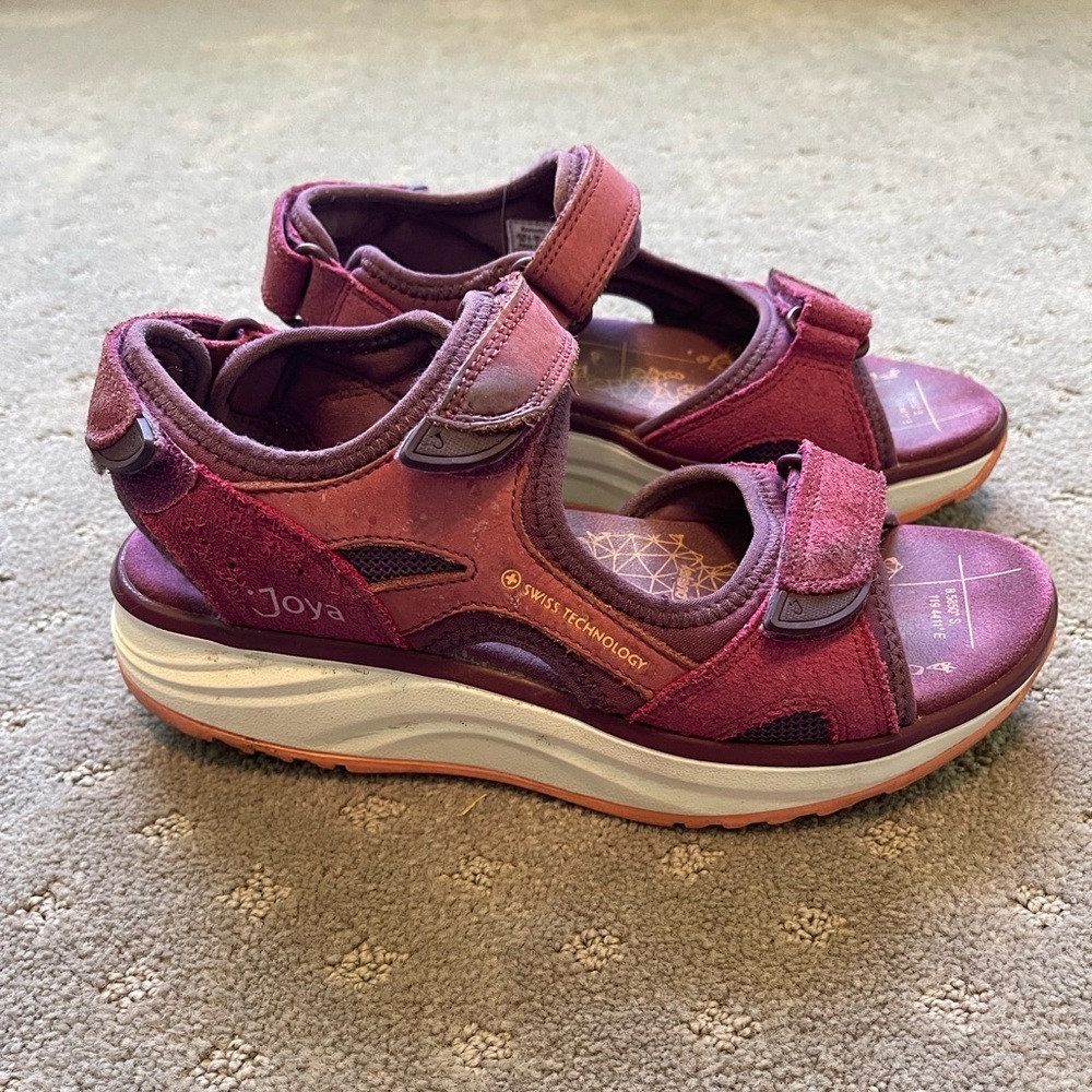 Joya Swiss Technology Komodo Violet Sandals Size 36